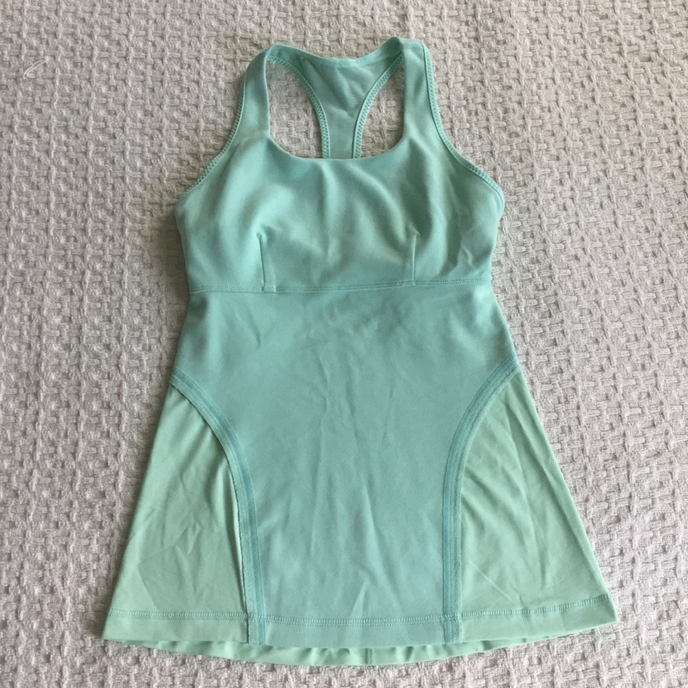 Lululemon scoop neck tank top - light blue - Picture 3 of 8